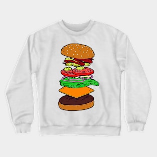 the burger Crewneck Sweatshirt